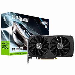 Placa de Vídeo Zotac Gaming Twin Edge OC 8GB GeForce RTX4060 GDDR6 - ZT-D40600H-10M