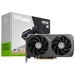 Placa de Vídeo Zotac Gaming Twin Edge OC 8GB GeForce RTX5050 GDDR6 - ZT-B50500H-10M