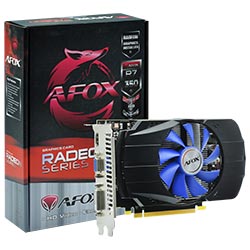 Placa de Vídeo AFOX 2GB Radeon R7-350 GDDR5 - AFR7350-2048D5H4-V3