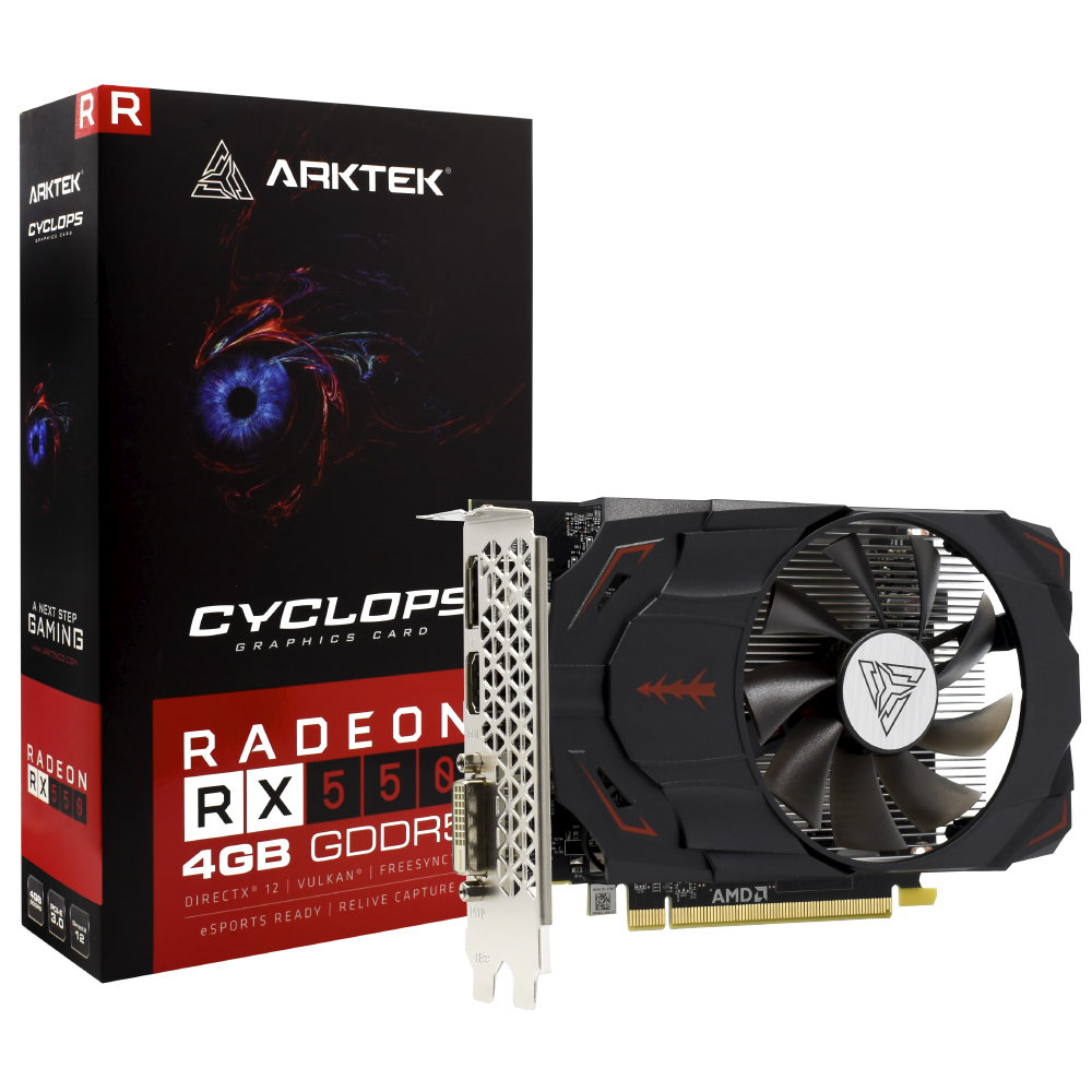 Placa de video xfx radeon rx 550 discount 4gb