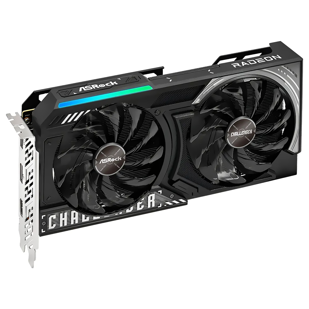 Placa de Vídeo ASRock OC Challenger 16GB Radeon RX9060 XT GDDR6 - 90-GA5QZZ-00UANZ