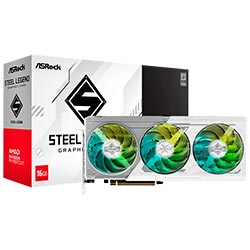 Placa de Video ASRock Steel Legend 16GB Radeon RX9070 XT GDDR6 - 90-GA5DZZ-00UANZ
