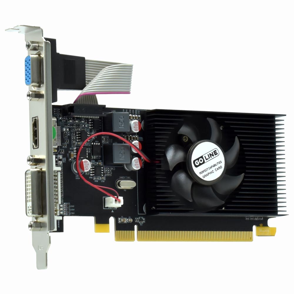 Placa de Vídeo Goline 2GB Radeon R5-230 DDR3 - GL-R5-230-2GB