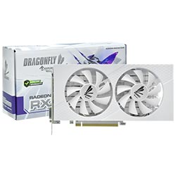 Placa de Vídeo Keepdata DragonFly White 8GB Radeon RX580 GDDR5 - KDRX580-8GD5W/256B