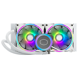 Water Cooler para Processador Cooler Master MasterLiquid ML240 Illusion White Edition RGB -MLX-D24M-A18PW-R1