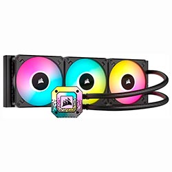 Water Cooler para Processador Corsair iCUE H170i Elite Capellix XT RGB 420MM CW-9060071-WW - Preto