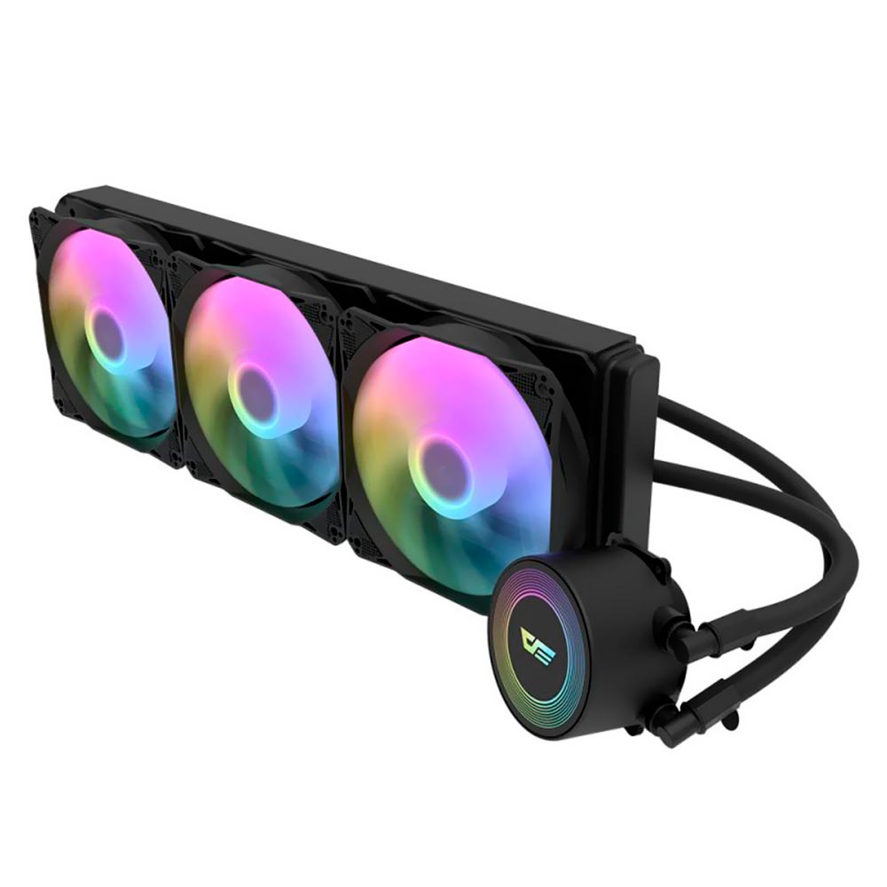 Water Cooler Para Processador darkFlash Aura DA-360 360MM RGB - Preto