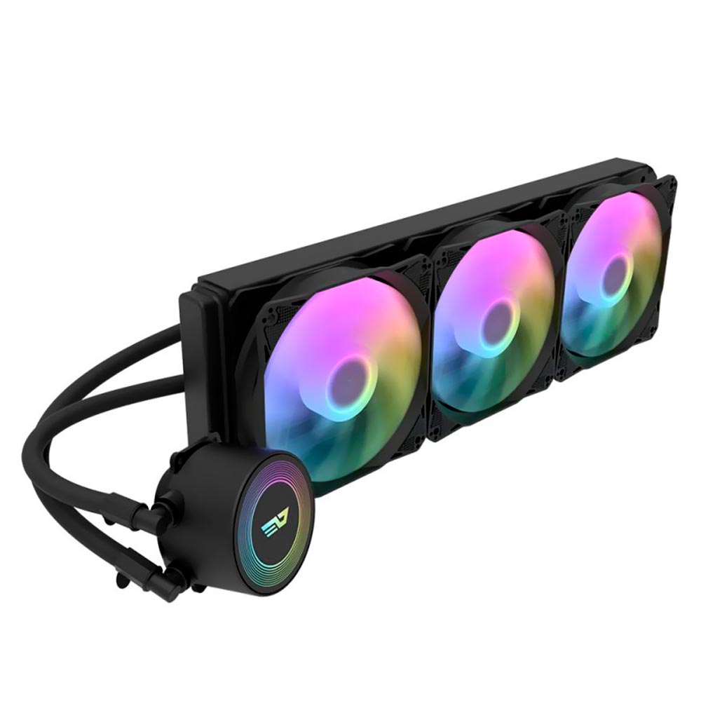 Water Cooler Para Processador darkFlash Aura DA-360 360MM RGB - Preto