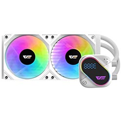 Water Cooler Para Processador darkFlash Explore DO-240 240MM ARGB - Branco