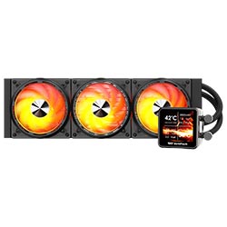 Water Cooler Para Processador darkFlash Explore Series DE360 360MM ARGB - Preto