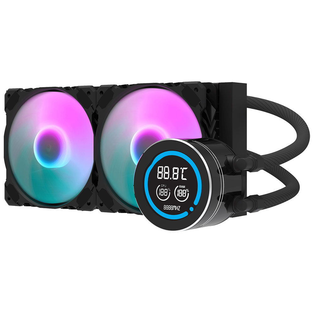 Water Cooler Para Processador darkFlash Nebula DN2400 240MM ARGB - Preto