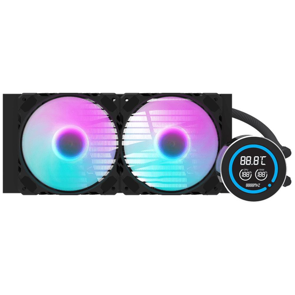 Water Cooler Para Processador darkFlash Nebula DN2400 240MM ARGB - Preto