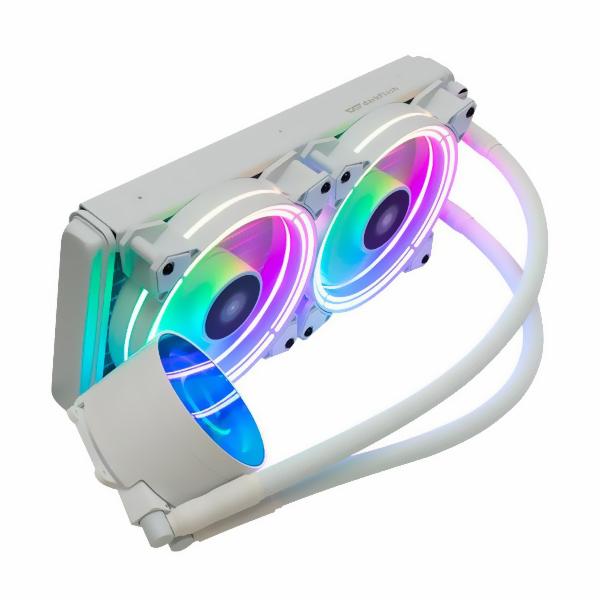Water Cooler para Processador darkFlash Symphony TR240 HIGH 240MM RGB - Branco
