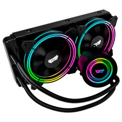 Water Cooler para Processador DarkFlash Symphony TR240 HIGH 240MM RGB - Preto