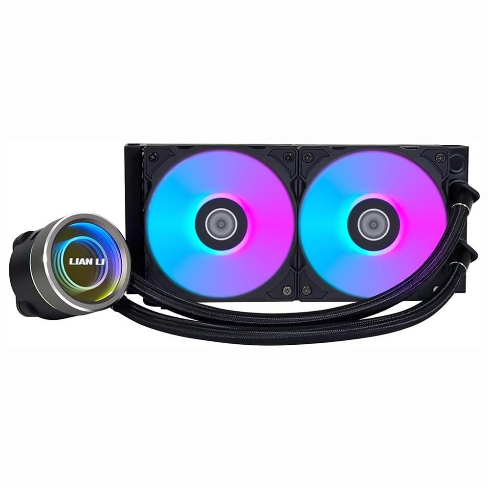 Water Cooler Para Processador Lian Li GA2T24B GA II Trinity 240MM ARGB - Preto