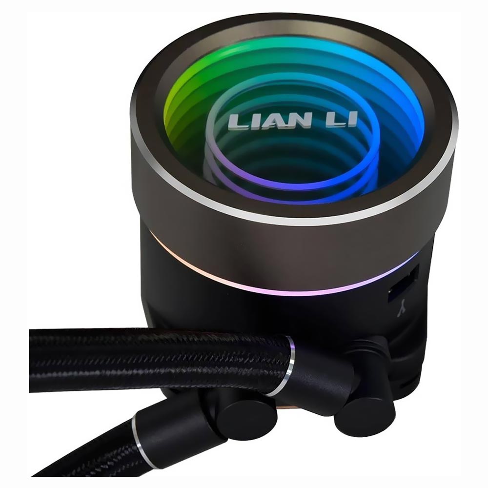 Water Cooler Para Processador Lian Li GA2T24B GA II Trinity 240MM ARGB - Preto