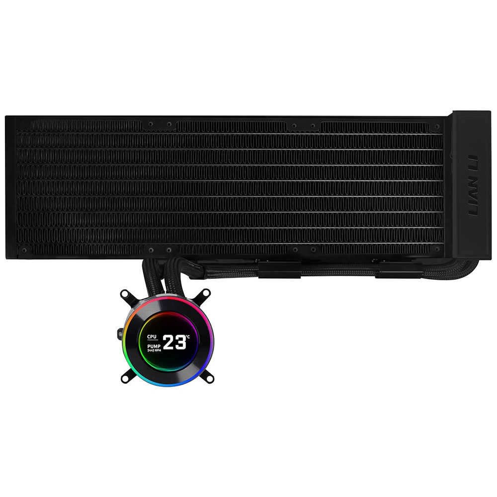 Water Cooler Para Processador Lian Li GHS2LCD36TB Hydroshift LCD-C 360TL 360MM - Preto