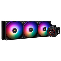Water Cooler para Processador Thermalright Core Vision 360 ARGB 360MM - Preto
