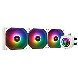 Water Cooler para Processador Thermalright Core Vision 360 White ARGB 360MM - Branco