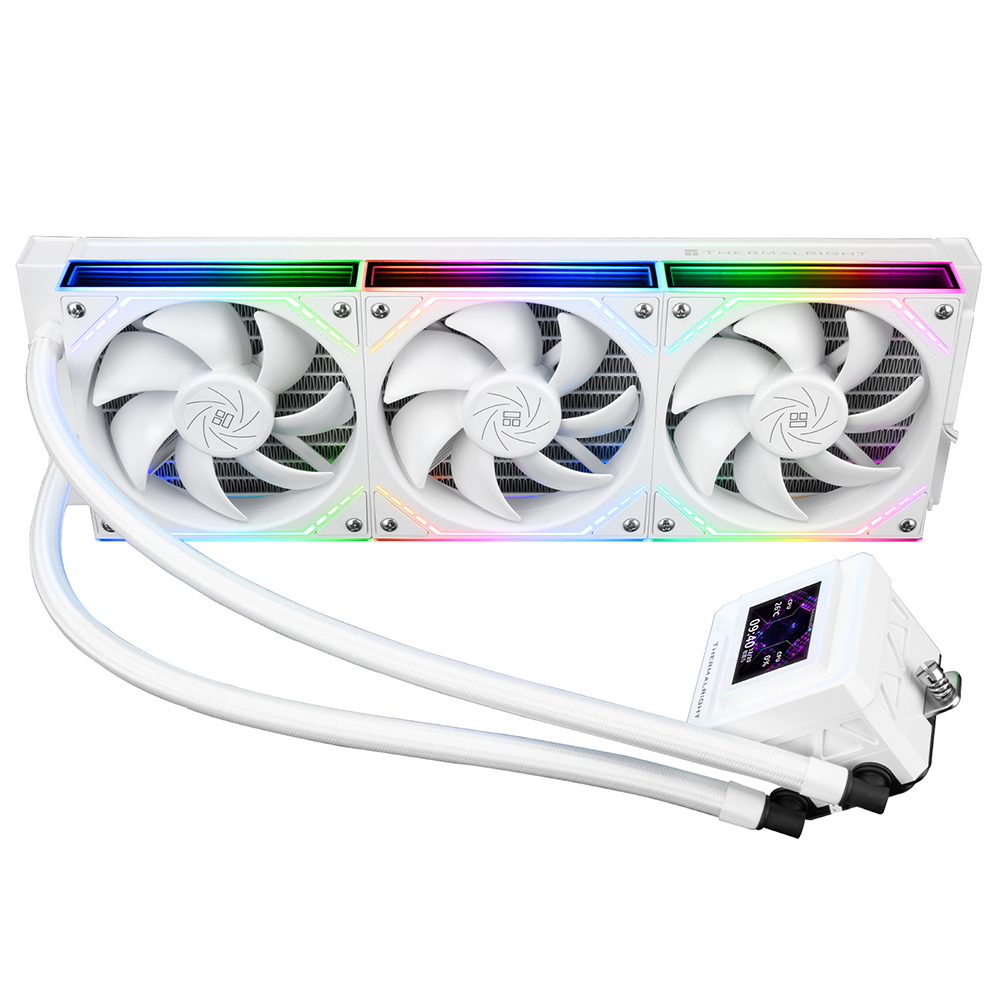 Water Cooler para Processador Thermalright Frozen Warframe SE 360 ARGB White V2 360MM - Branco