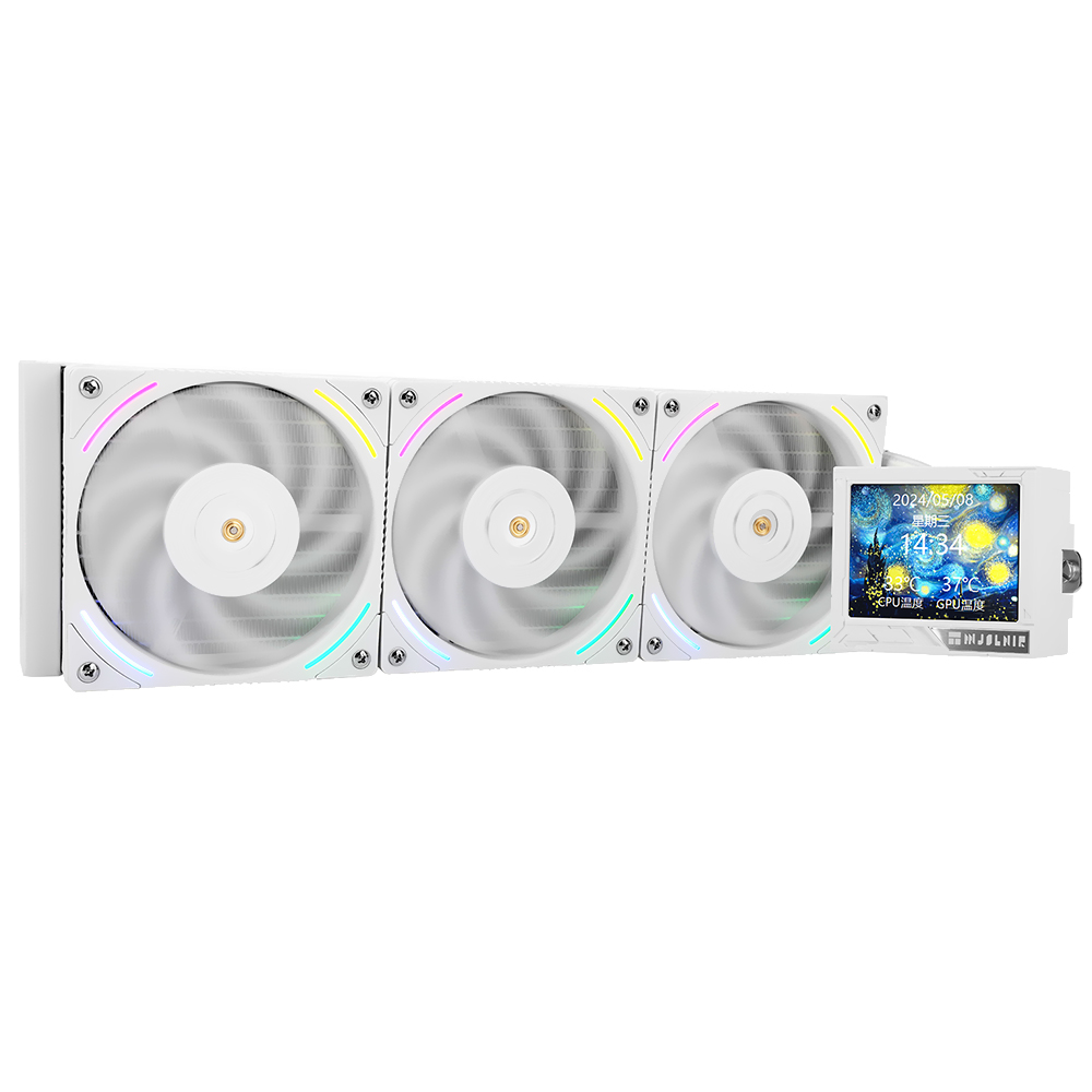 Water Cooler para Processador Thermalright Mjolnir Vision 360 UB Pro ARGB White 360MM - Branco