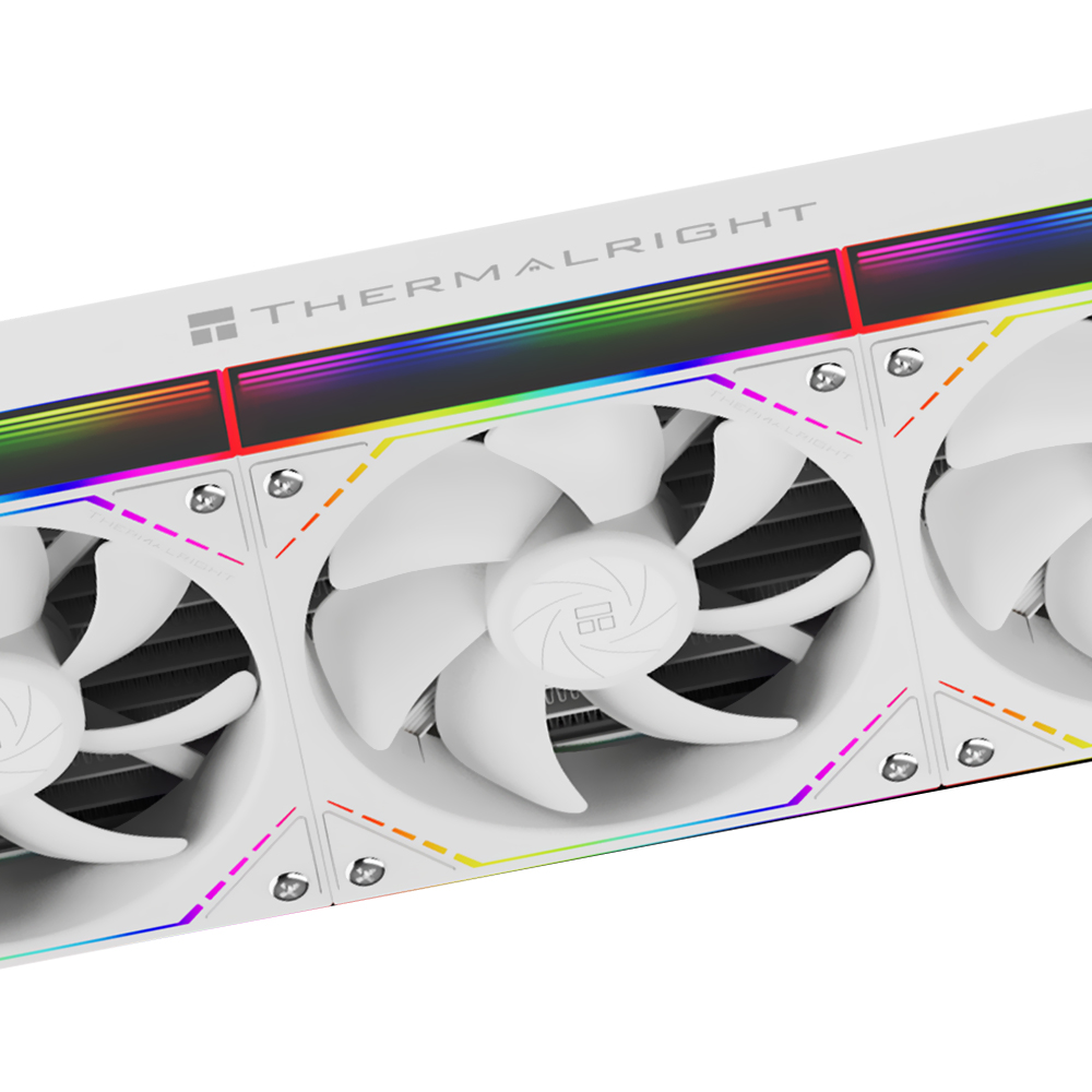 Water Cooler para Processador Thermalright Peerless Vision 360 ARGB White 360MM - Branco