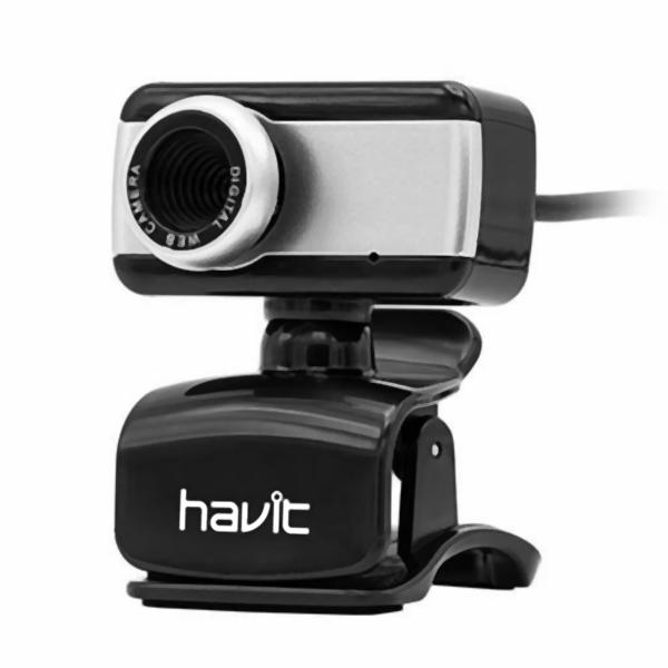 Webcam Havit HV-N5082 Pro 480P / HD - Preto / Prata
