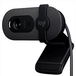 Webcam Logitech Brio 100 1080P / FHD - Cinza (960-001586)
