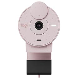 Webcam Logitech Brio 300 1080P / FHD - Rosa (960-001446)