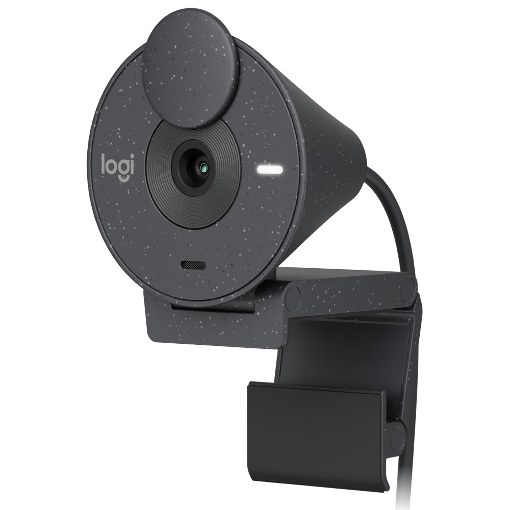 Webcam Logitech Brio 305 1080P / FHD - Cinza (960-001519)